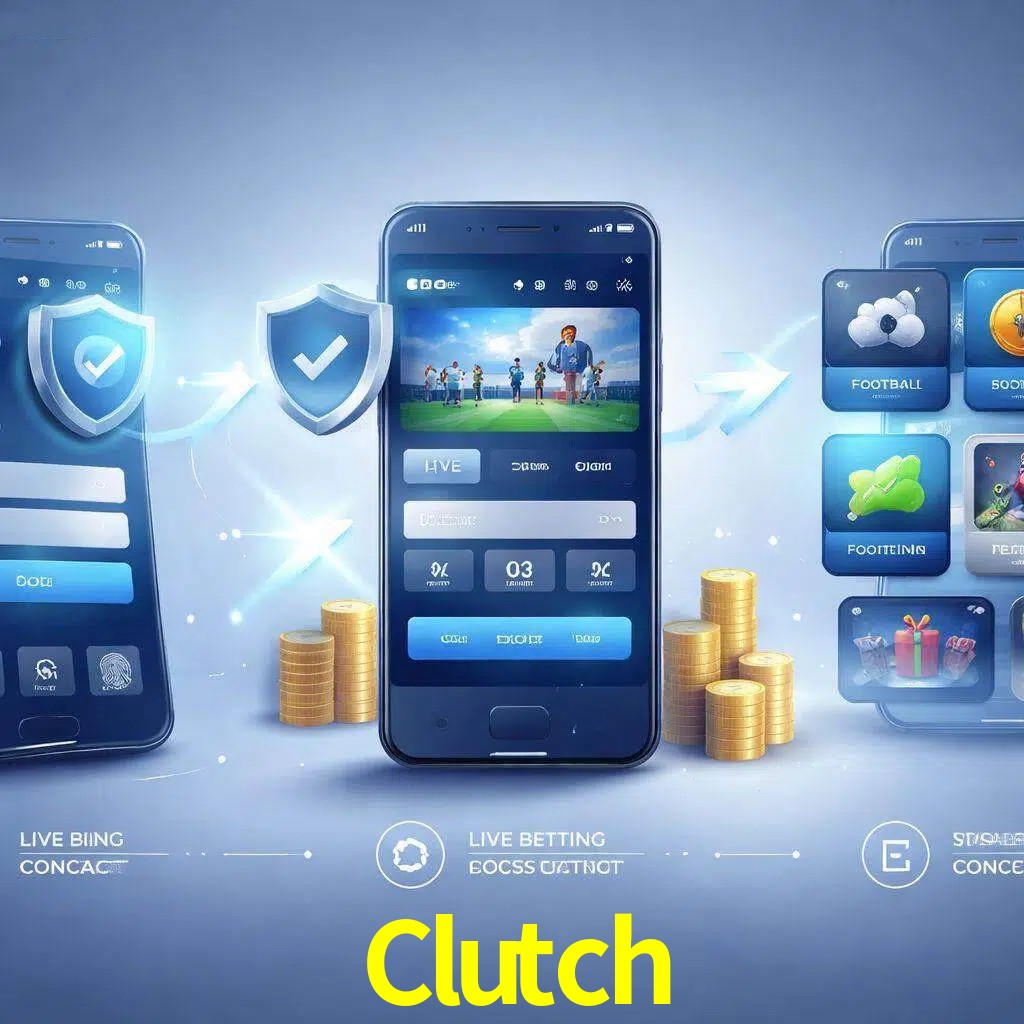 Pasos de acceso a la app Clutch en pantalla de teléfono móvil